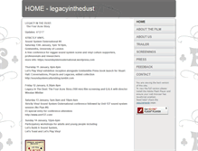 Tablet Screenshot of legacyinthedust.net